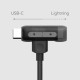 Momax 1-Link Flow Duo 2-in-1 USB-C to USB-C + Lightning (1.5m) Charging + Data Cable - Black (DL56D)