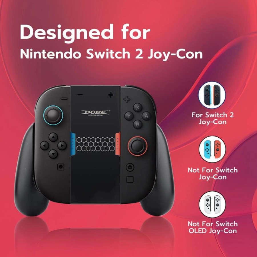 DOBE Horn-shaped Controller Grip for Nintendo Switch 2 Joy-con Controllers DOBE Horn-shaped Controller Grip for Nintendo Switch 2 Joy-con Controllers