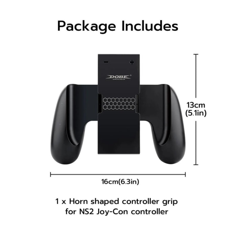 DOBE Horn-shaped Controller Grip for Nintendo Switch 2 Joy-con Controllers DOBE Horn-shaped Controller Grip for Nintendo Switch 2 Joy-con Controllers