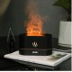 Flame Humidifier Essential Oil Diffuser - Black