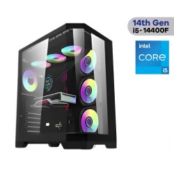 Darkflash FT418 ROGUE Gaming PC , Intel i5 14th Gen, RTX 5070Ti 16GB, 16GB DDR5 RAM, 1TB SSD , RGB Case