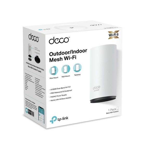 AX3000 Outdoor Whole Home Mesh WiFi 6 Unit