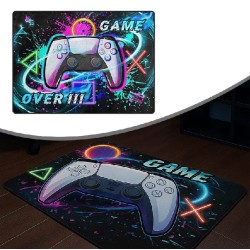 Decorative Gaming Rug - Dual Controller Design