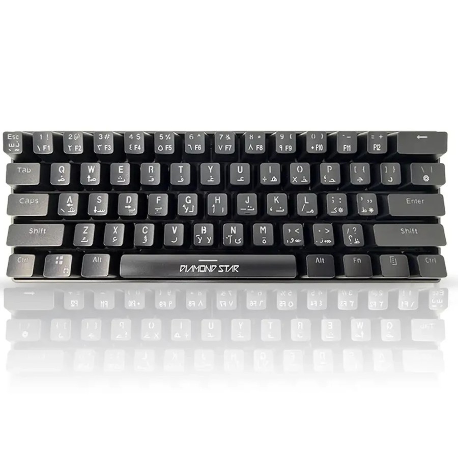 Diamond Star Gaming Mechanical Keyboard RGB (87 key) Black
