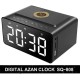 Digital Azan Clock SQ-808 Telawah Quran Speaker with App Control and LED Display