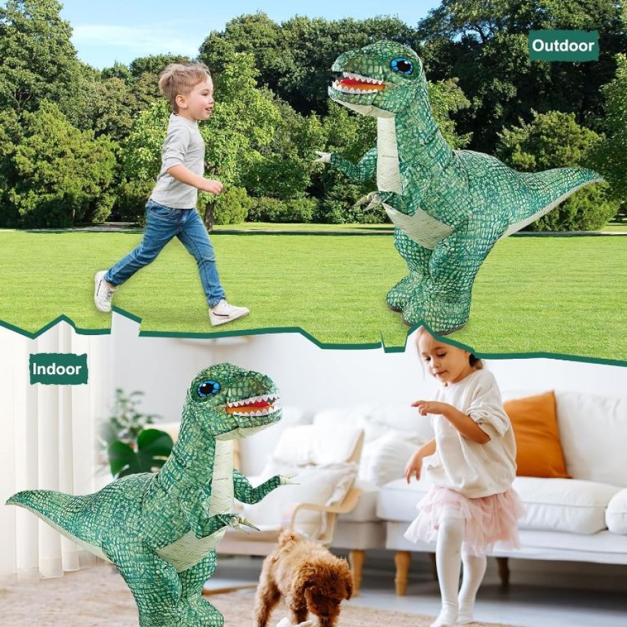 360° Rotate Inflatable Dinosaur  With Remote Control Toy