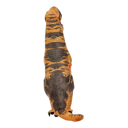 T-Rex Costume Inflatable Dinosaur Halloween Costume - Brown KWT