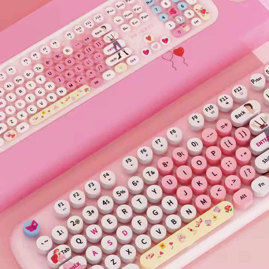 Disney SMK-648M2AG Wireless keyboard and mouse input device - Prince and Princess Disney SMK-648M2AG Wireless keyboard and mouse input device - Prince and Princess