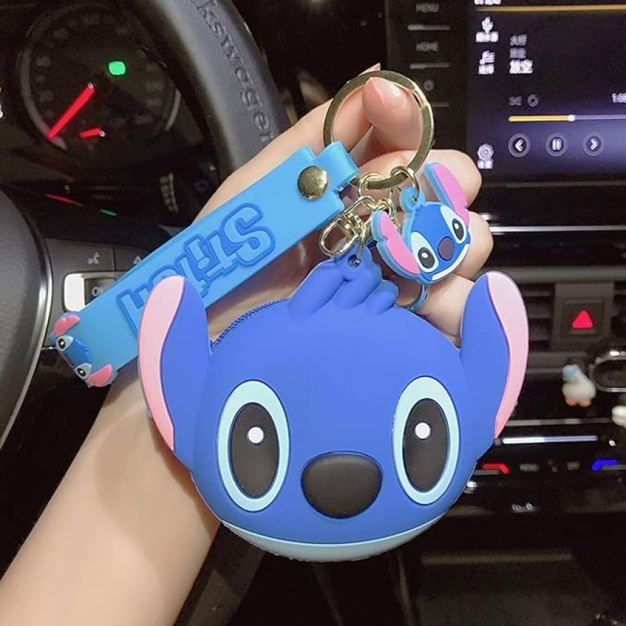 Disney Stitch Mini Coin Purse Keychain Bag Disney Stitch Mini Coin Purse Keychain Bag
