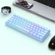 DK61 Mechanical keyboard Wireless & Wire Black - Blue