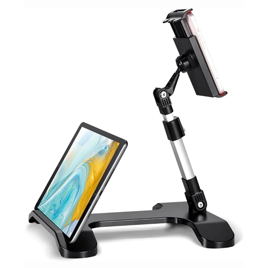 Dual Telescopic Anti-slip Mobile & Tablet Stand