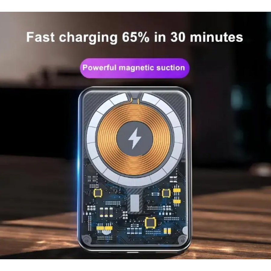 Earldom Magnetic Wireless Power Bank 5000mAH