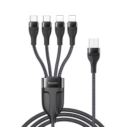 YESIDO USB to 2 Type-C & 2 Lightning Cable 1.2m - CA111 YESIDO USB to 2 Type-C & 2 Lightning Cable 1.2m - CA111
