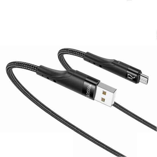 YESIDO CA109 3m 2A USB to Lightning Cable(Black)