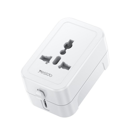 Yesido MC32 Global Universal Plug Adapter- White