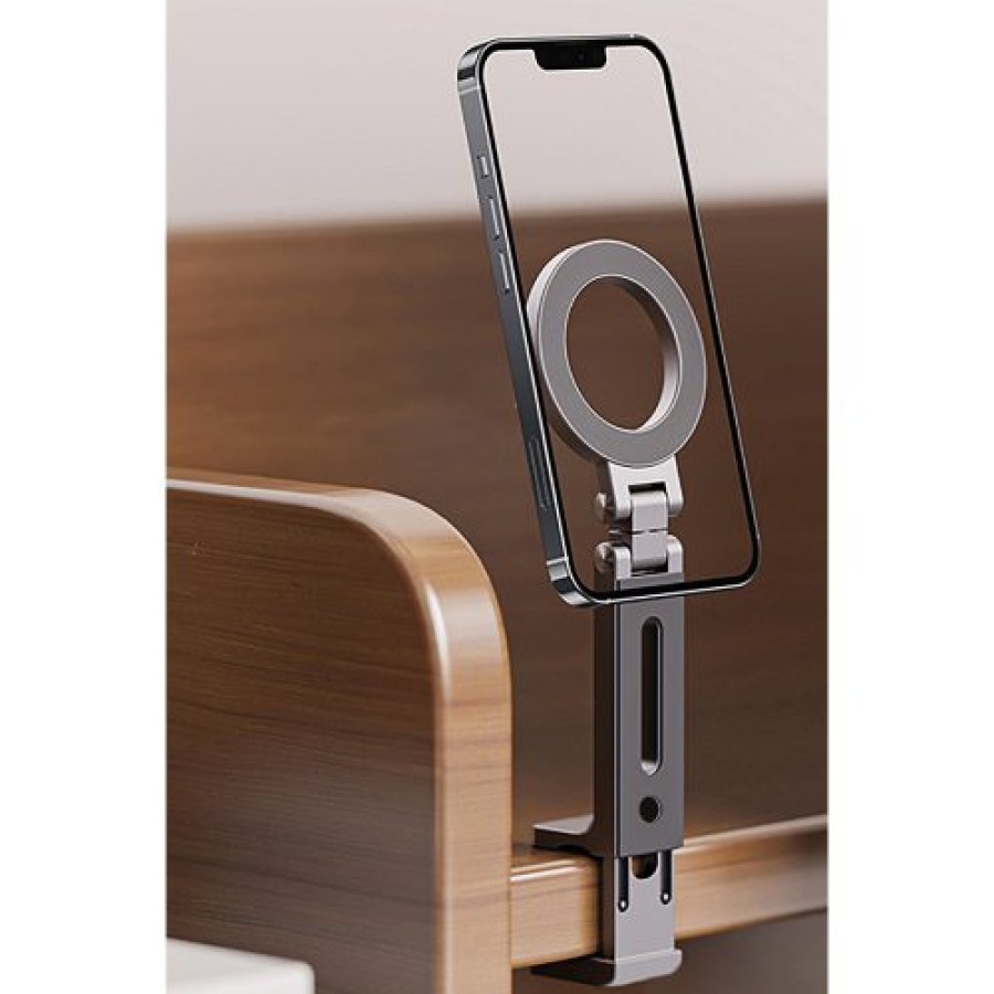 Plokama PK-9950 Portable Aluminum Alloy Tripod + Earldom EH268 Magsafe Phone Holder