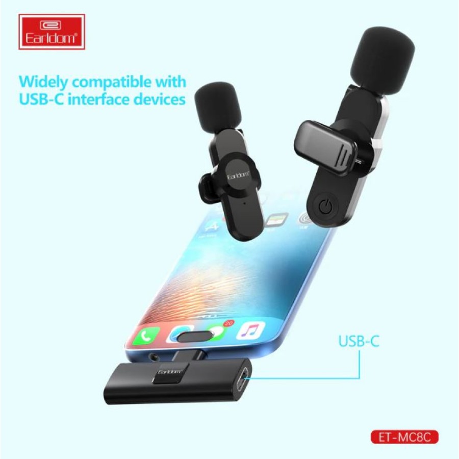 Earldom MC8L Wireless Microphone - Lightning