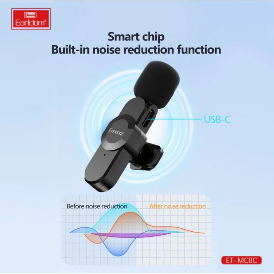 Earldom MC8L Wireless Microphone - Lightning