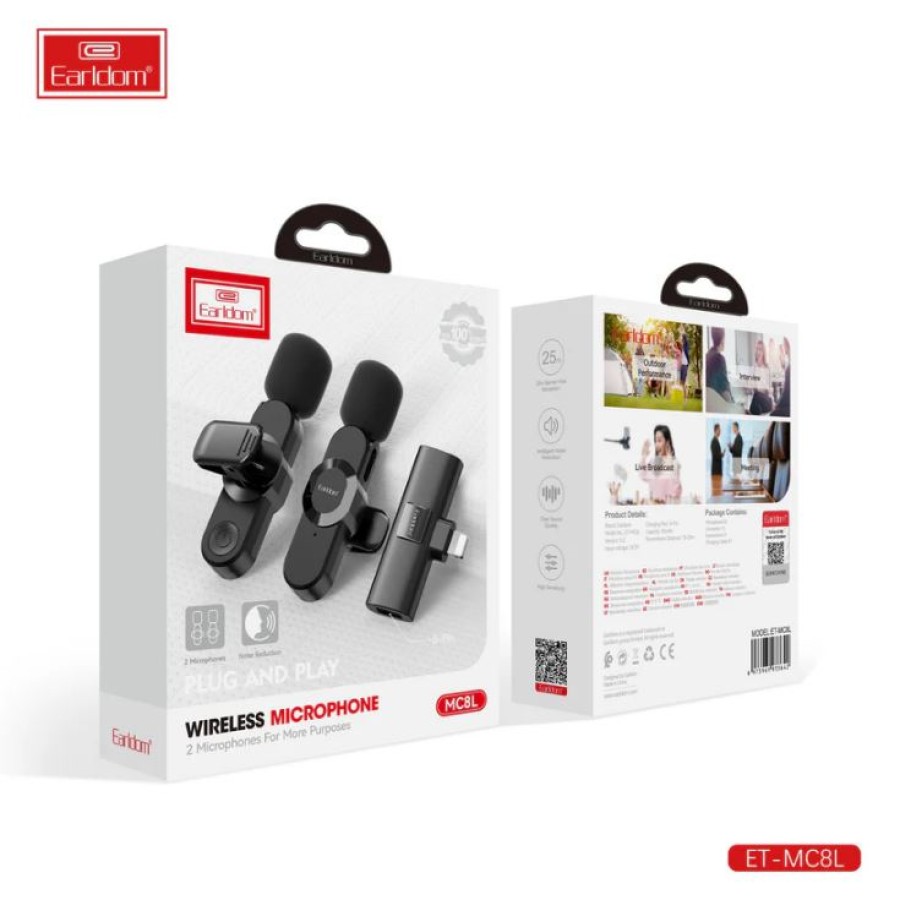 Earldom MC8L Wireless Microphone - Lightning