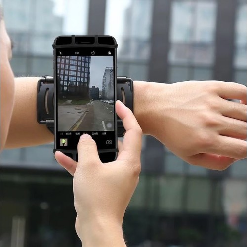 Earldom S19 Rotatable Sports Wristband Phone Holder for Hiking Biking Walking Gym