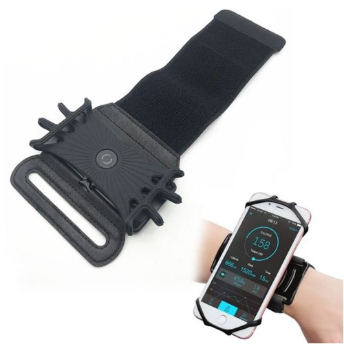 Earldom S19 Rotatable Sports Wristband Phone Holder for Hiking Biking Walking Gym