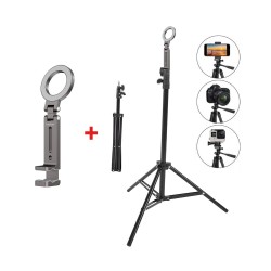 Plokama Pk-8899 Photography Tripod + Earldom EH268 Magsafe Phone Holder Plokama Pk-8899 Photography Tripod + Earldom EH268 Magsafe Phone Holder