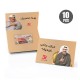 Eidiya Envelop 10Pcs (Brown)