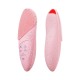 Electric Silicon Face Cleansing Brush, Sonic Facial Scrubber - Pink