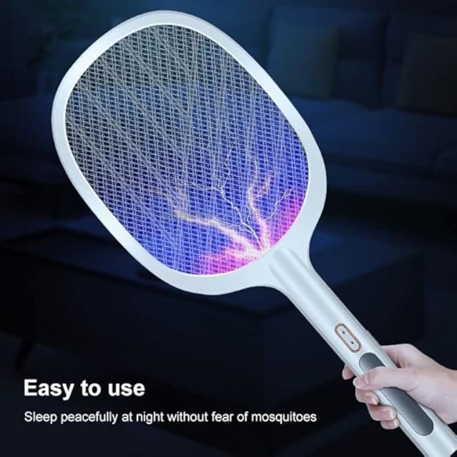 Electric Fly Swatter Racket Mosquito bees Killer Bat