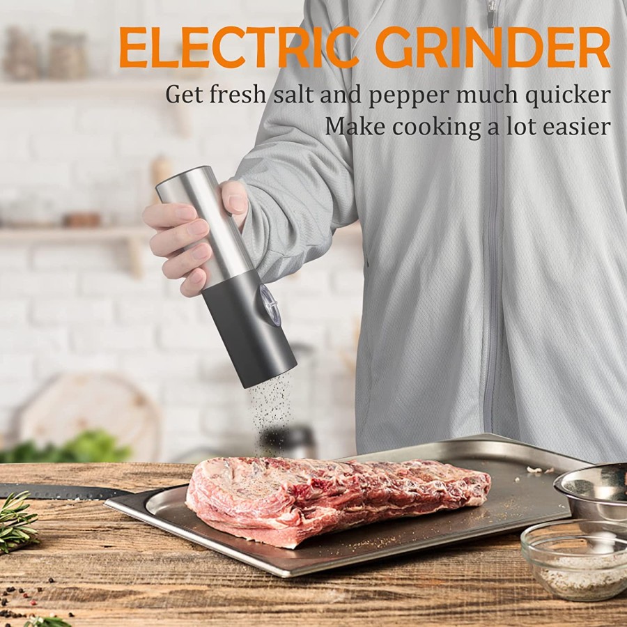 Electric Salt and Pepper Grinder - Rechargable