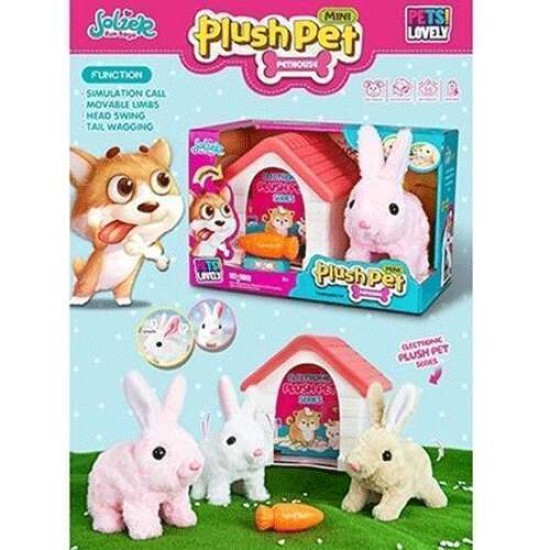 Electric plush rabbit house radish Toy