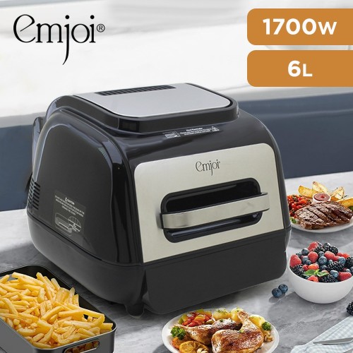 Emjoi 1700W 12 In 1 Air Fryer - Grill - Pizza Maker