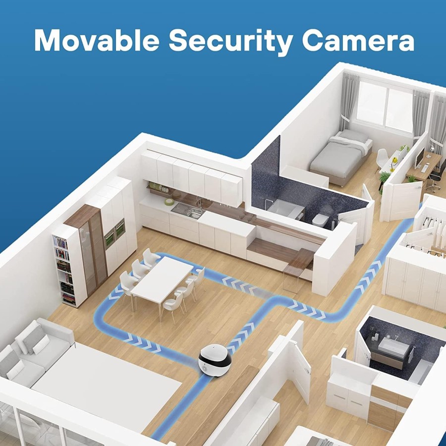 Enabot Wireless Indoor Surveillance Camera 1080P Smart Pet & Home Security Cam