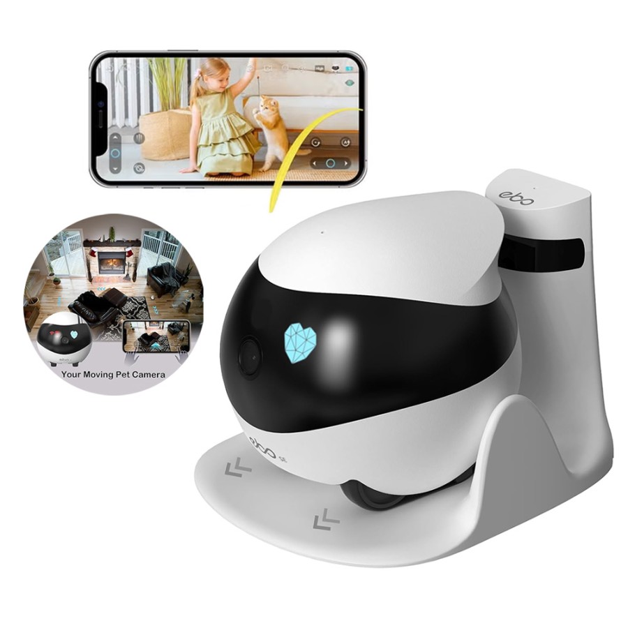 Enabot Wireless Indoor Surveillance Camera 1080P Smart Pet & Home Security Cam