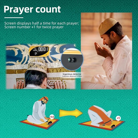Prayer Assist Counter Azan Clock MP300