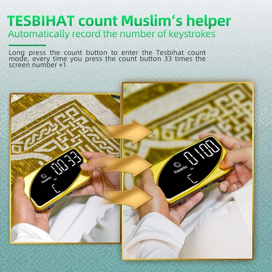 Prayer Assist Counter Azan Clock MP300