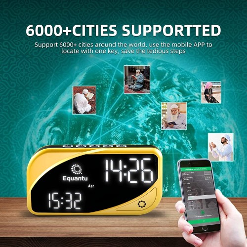 Prayer Assist Counter Azan Clock MP300