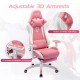 Brosloth Ergonomic Gaming Office Chair for Work from Home with Lumbar Support - Pink Brosloth Ergonomic Gaming Office Chair for Work from Home with Lumbar Support - Pink