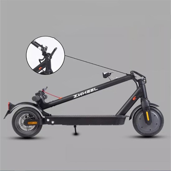 Zwheel E9Max Foldable Electric Scooter , Max Speed 30 Km, Wheel Size 10 inch , Motor Power 400W