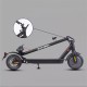 Zwheel E9Max Foldable Electric Scooter , Max Speed 30 Km, Wheel Size 10 inch , Motor Power 400W