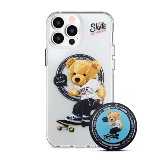 Skate Boarding iPhone cover with magnetic grip