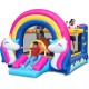 Happy Hop Fantasy Unicorn Inflatable Bouncer with Music