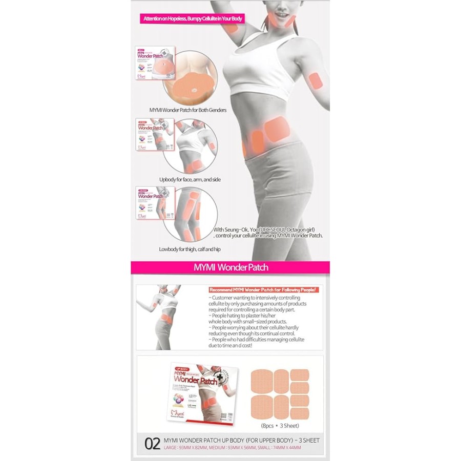 Fat Burner Slimming Upper Body Wonder Patch 8 PCS