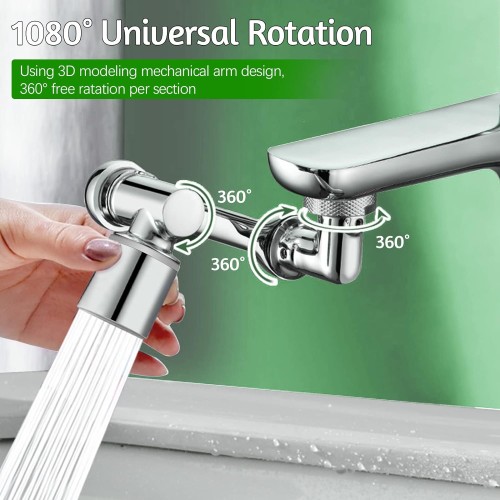 Multifunctional Rotatable Faucet Splash Head