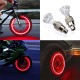 2Pcs Diamond Shape Car Motorcycle Tire Tire Valve Caps Decorative LED Light