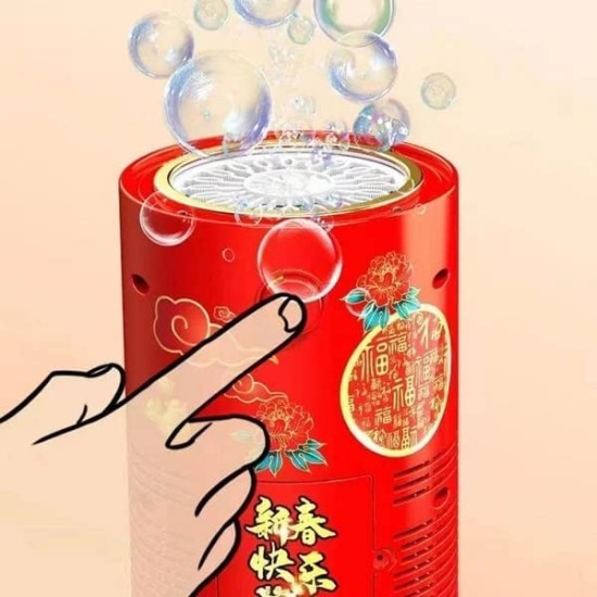 Electric Fireworks Bubble Machine with LED Lights With Sound
