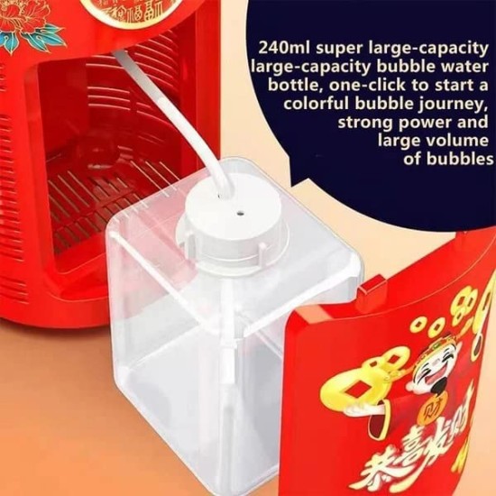 Electric Fireworks Bubble Machine with LED Lights With Sound