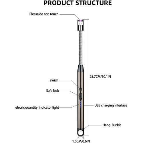 Electric Arc Lighter Windproof Lighter