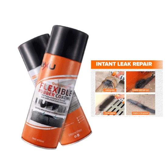 Rubber Coating Spray Flexible Leak Sealant Waterproof 700ml