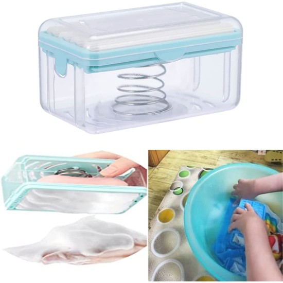 Foaming Soap Holder Box cleaning Clothes